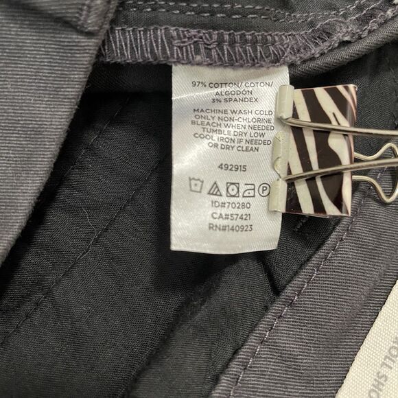 NEW Ann Taylor LOFT Bermuda Roll Shorts Khaki Chinos Dark Gray Sz 6 Petite NWT - Picture 11 of 11